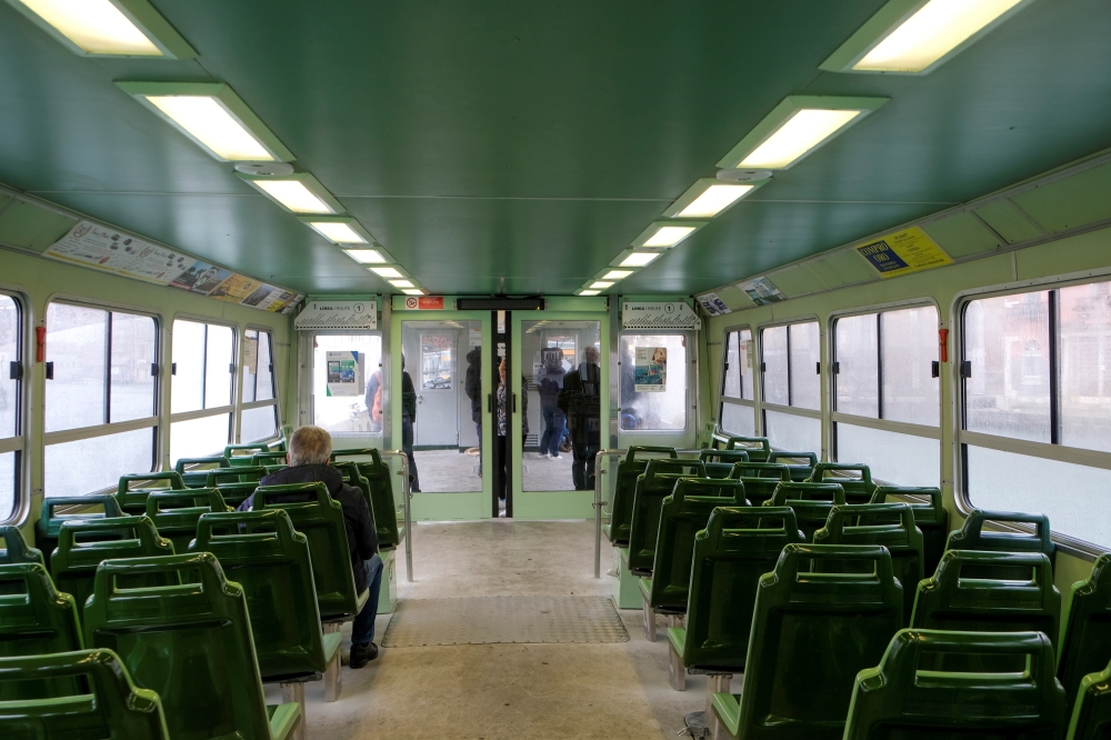 An empty water bus after the spread of coronavirus has caused a decline in the number of tourists in Venice, Italy, March 1, 2020. Reuters/Manuel Silvestri