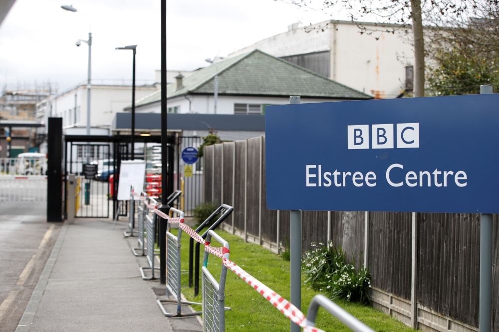 General view of the closed BBC Elstree Centre in Borehamwood as the spread of the coronavirus disease (COVID-19) continues, in Boreham Wood, Britain, March 18, 2020. REUTERS/Paul Childs