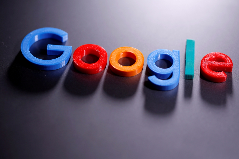 File photo of a 3D printed Google logo in illustration taken April 12, 2020. REUTERS/Dado Ruvic/Illustration/File Photo