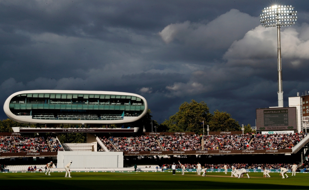 :FILE PHOTO: Cricket - Ashes 2019 - Second Test - England v Australia - Lord's Cricket Ground, London, Britain - August 18, 2019 General view during the match Action Images via Reuters/Paul Childs/File Photo