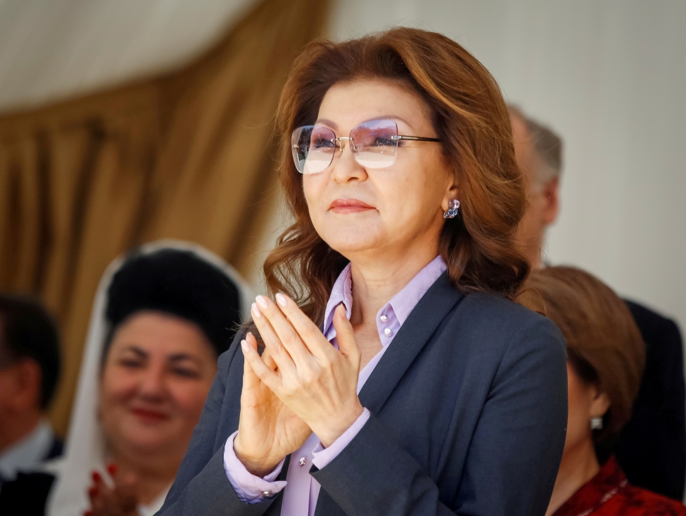 FILE PHOTO: Dariga Nazarbayeva, daughter of Kazakhstan's President Nursultan Nazarbayev and the country's Deputy Prime Minister, attends celebrations to mark Kazakhstan People's Unity Day in Almaty, Kazakhstan, May 1, 2016. REUTERS/Shamil Zhumatov