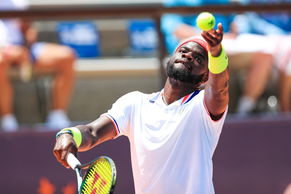 Frances Tiafoe of the United States (Carmen Mandato/Getty Images/AFP)