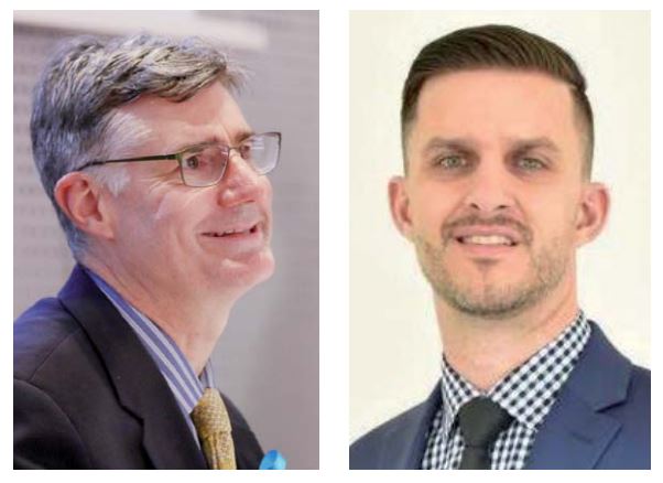 Sam Abrams, Principal of Qatar Foundation’s Qatar Academy of Science and Technology (QAST); RIGHT: Dr. Greg Moncada, Director, QAST