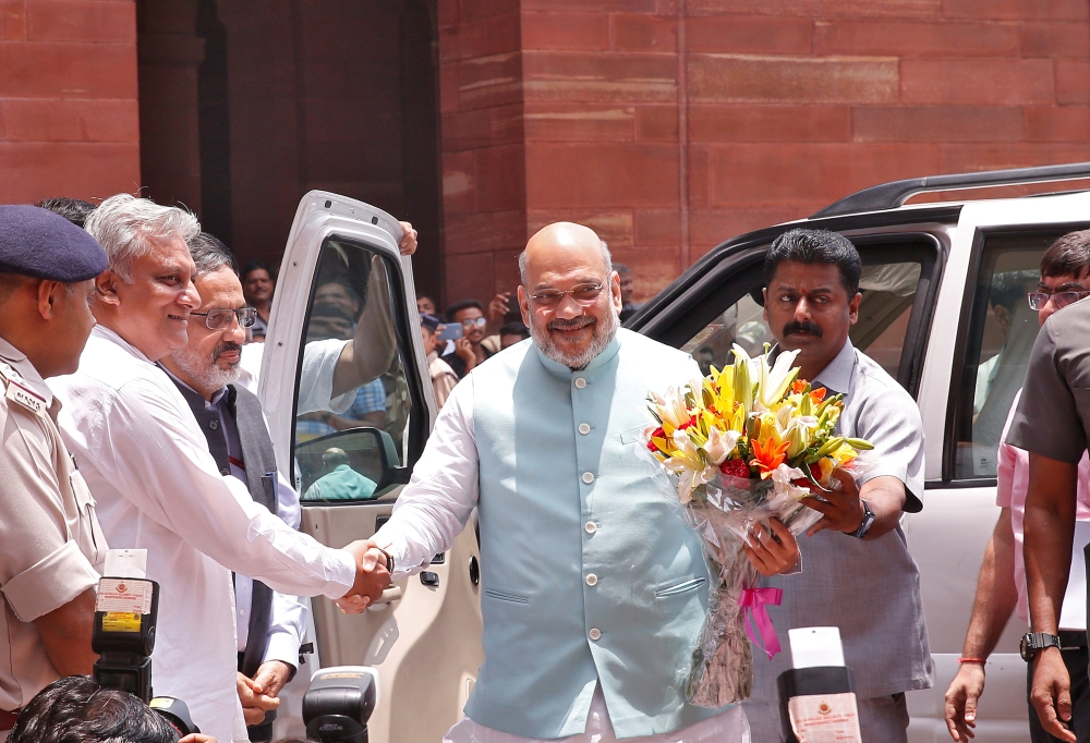 Home Minister of India Amit Shah (REUTERS/Altaf Hussain/File Photo)