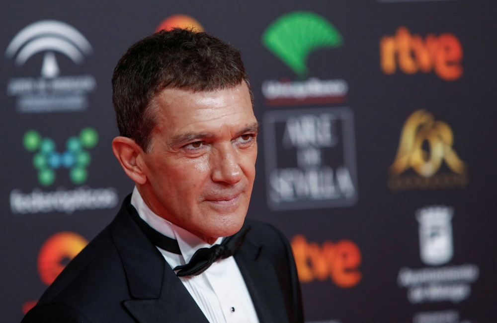 Actor Antonio Banderas poses on the red carpet at the Spanish Film Academy's Goya Awards ceremony in Malaga, Spain, January 25, 2020. REUTERS/Jon Nazca/File Photo