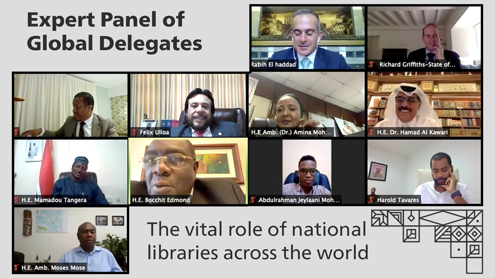 Qatar National Library and UNITAR host a virtual forum on Cultural Diplomacy and the Role of National Libraries in Developing Nations.