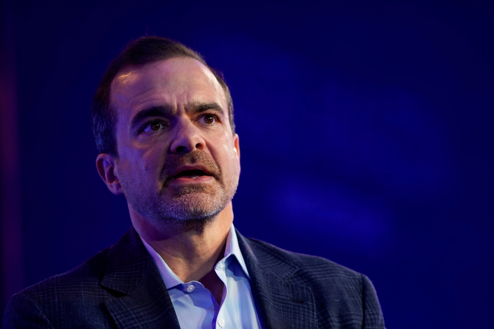 Jeff Wilke, CEO of Worldwide Consumer at Amazon, speaks at the WSJTECH live conference in Laguna Beach, California, U.S. October 22, 2019. REUTERS/ Mike Blake/File Photo