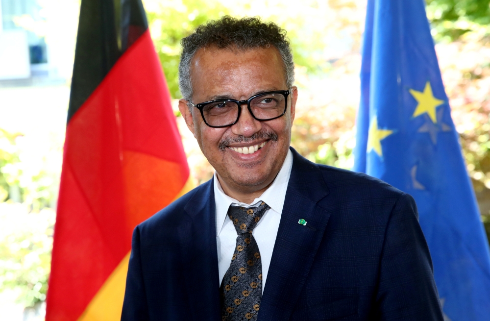 Tedros Adhanom Ghebreyesus, Director-general of the World Health Organization (WHO), attends a news conference in Geneva, Switzerland, June 25, 2020. REUTERS/Denis Balibouse/File Photo/File Photo