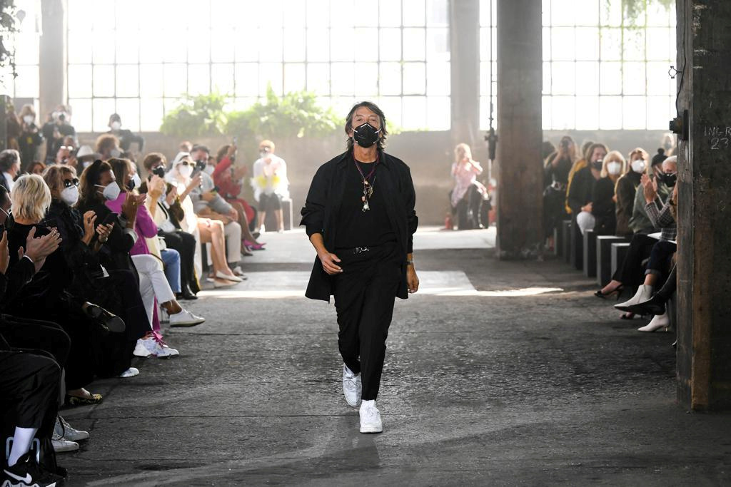 Valentino creative director Pierpaolo Piccioli is seen during a presentation of creations from the Valentino Spring/Summer 2021 women's and men's collection in Milan, Italy, September 27, 2020. Valentino/Handout via REUTERS 