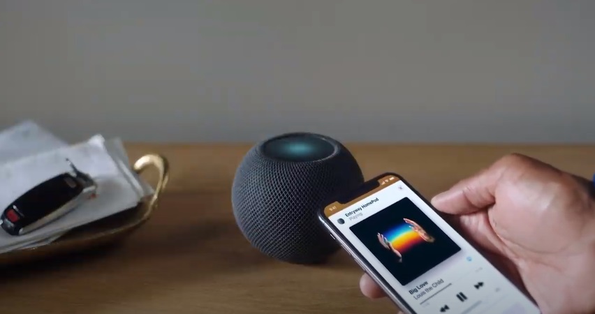 screenshot from Live Apple event