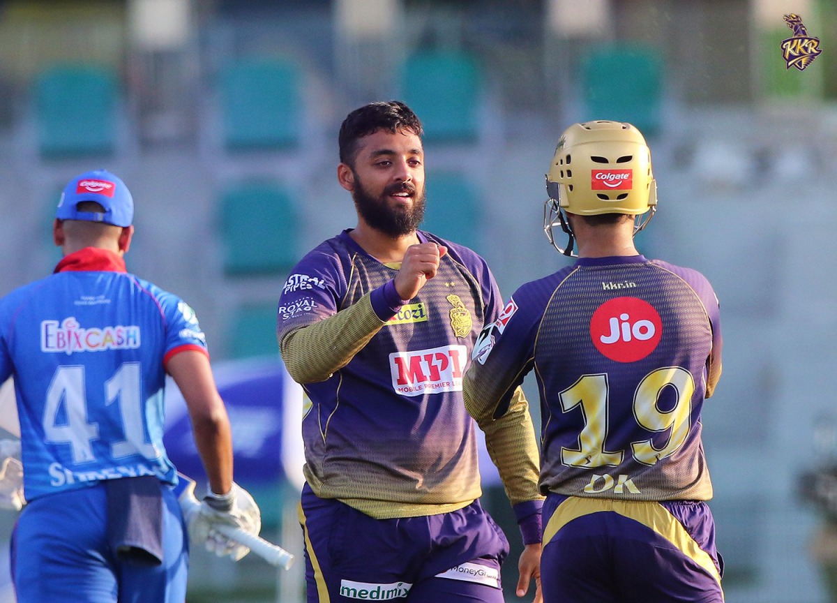 Varun Chakravarthy (pic: KKR/Twitter)
