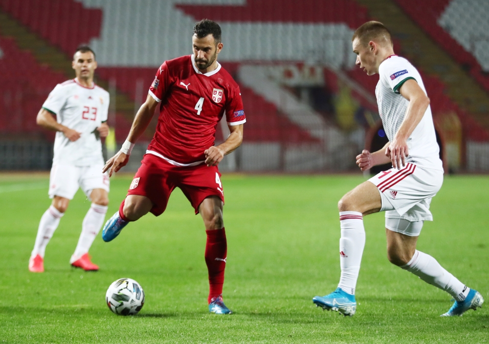 Serbia's Luka Milivojevic in action REUTERS/Marko Djurica/File Photo