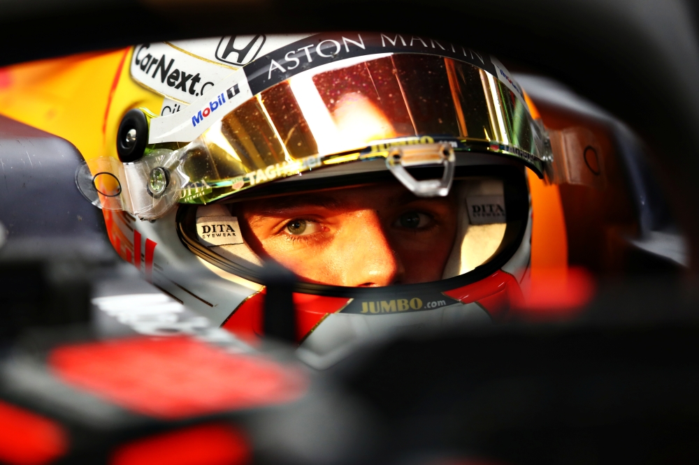 Red Bull's Max Verstappen during practice FIA/Handout