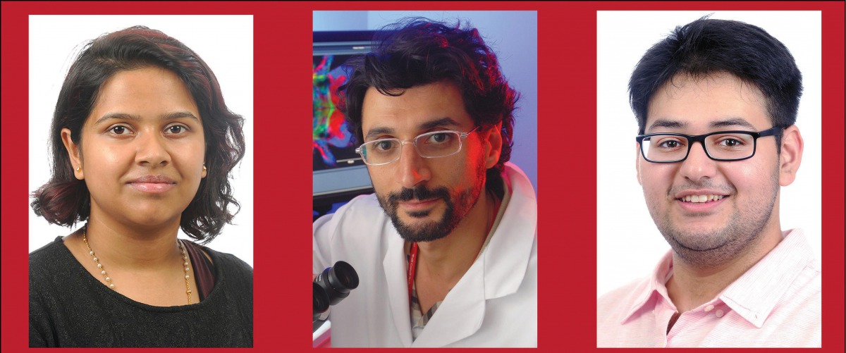 FROM LEFT: Gabriala Andrews, Dr. Jeremie Arash Tabrizi and Danyal Ahsan