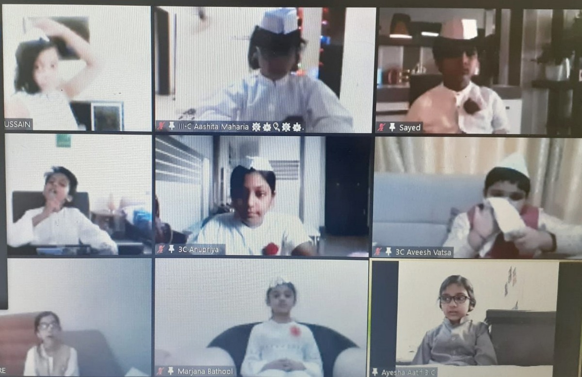 Students of Loyola International School during Children’s Day celebrations.