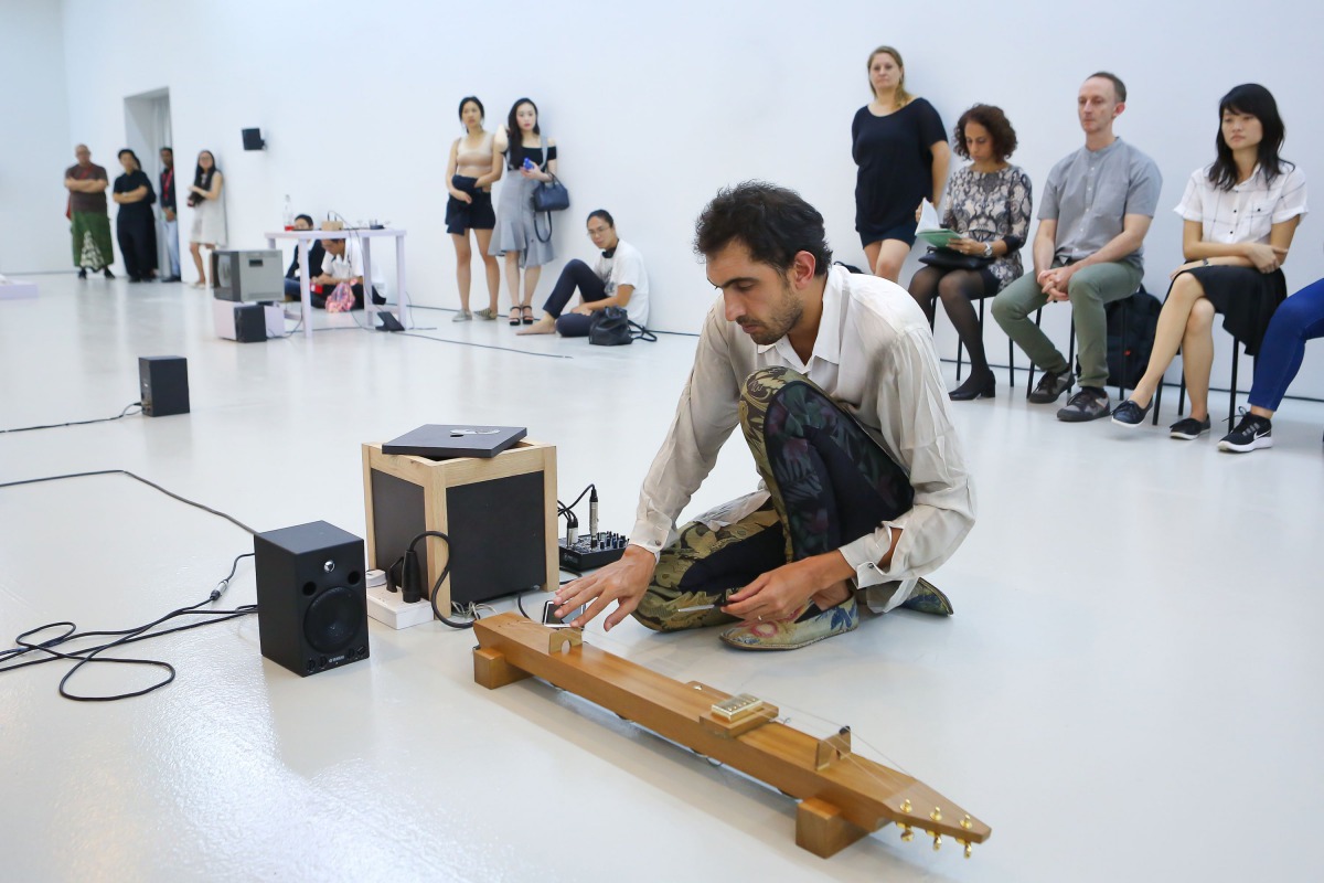 Renowned Paris-based artist and sound designer Tarek Atoui will be a visiting instructor on the new sound design course.