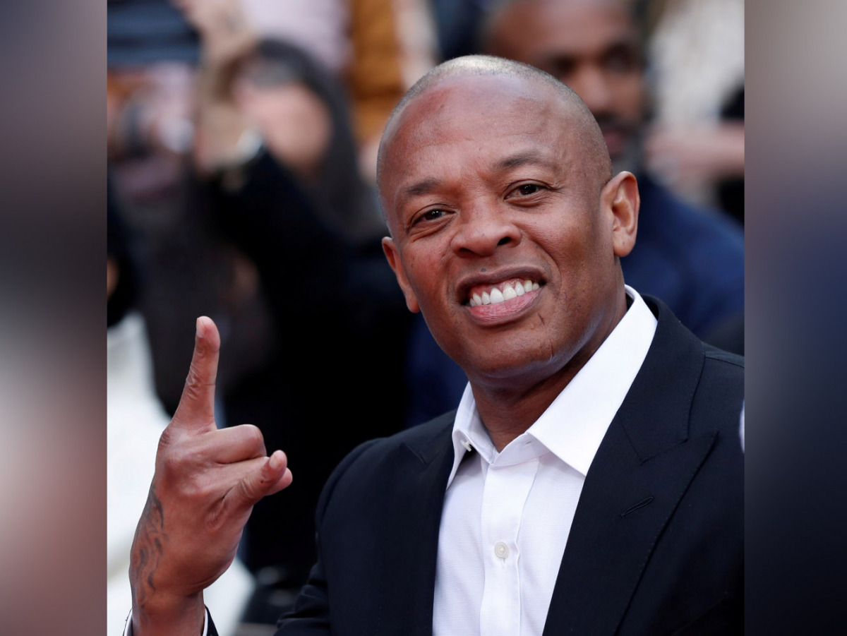 File photo: Dr Dre attends a ceremony for composer Quincy Jones to place his hand and footprints in cement in the forecourt of the TCL Chinese Theatre in Los Angeles, California, US, November 27, 2018. Reuters/Mario Anzuoni/File Photo