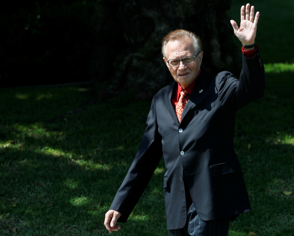 Larry King in a file photo. (Reuters/Mario Anzuoni)