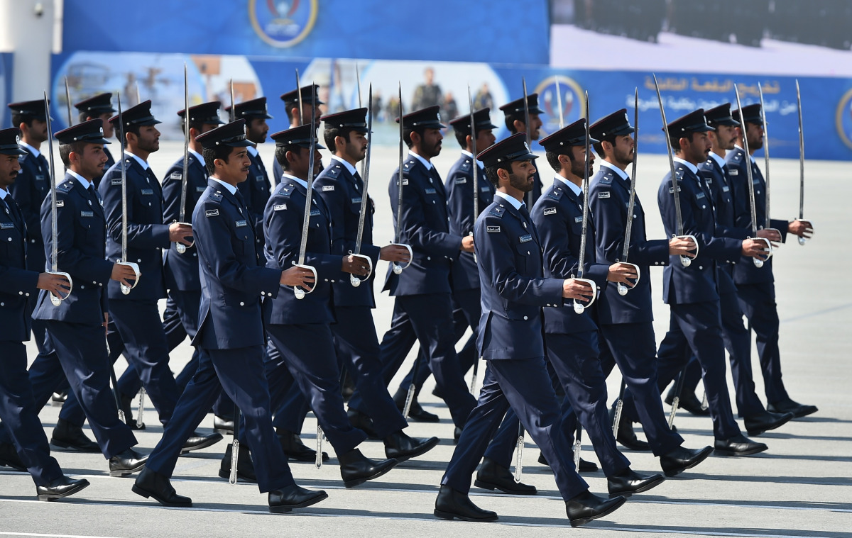 Graduation day parade of the third batch of Police College students held recently. Pic: Anver Sadath / The Peninsula 