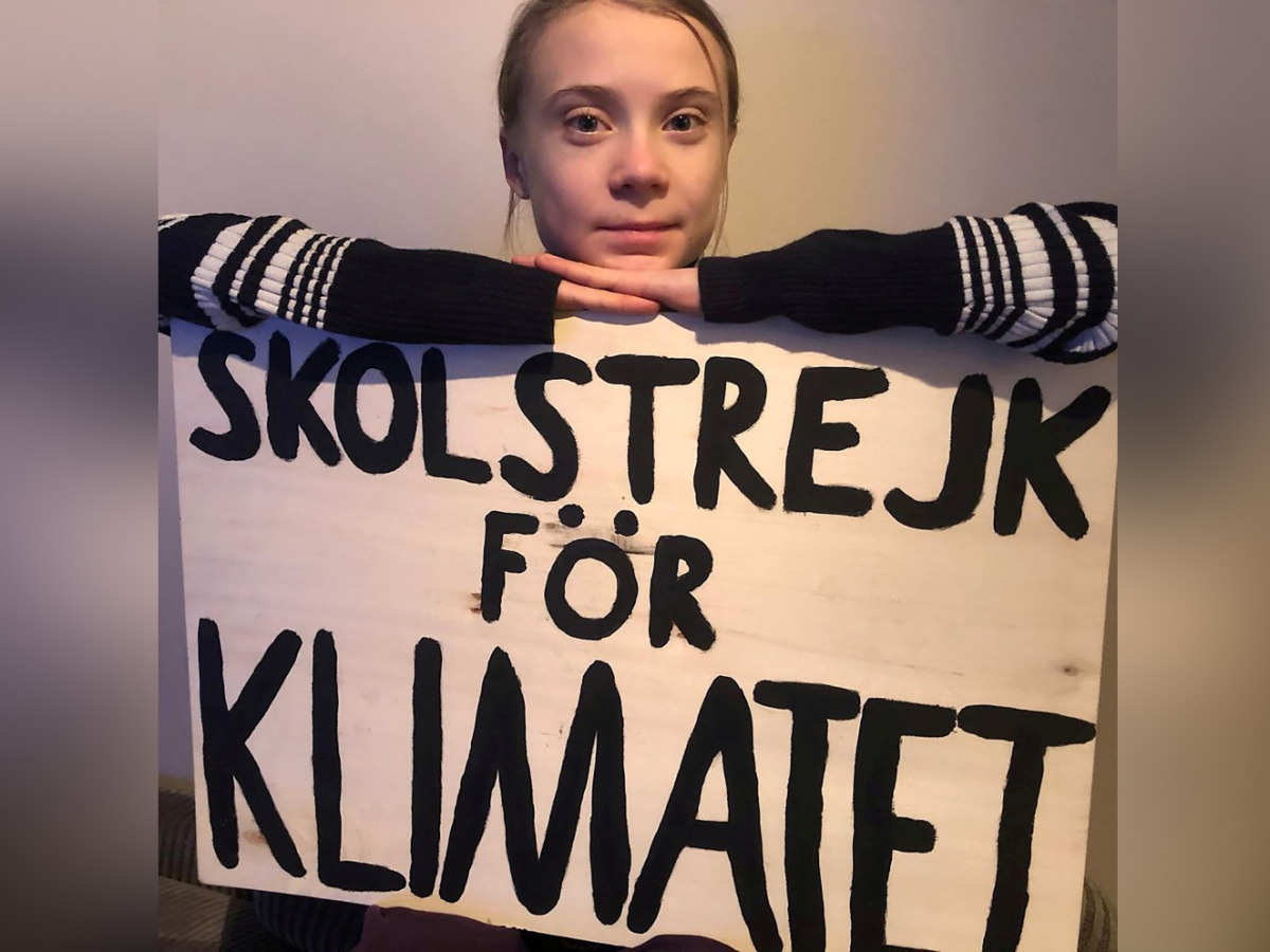 Swedish environmental activist Greta Thunberg appears in a December 11, 2020 social media post, marking five years since the Paris Agreement COP21 conference. Instagram @gretathunberg via Reuters