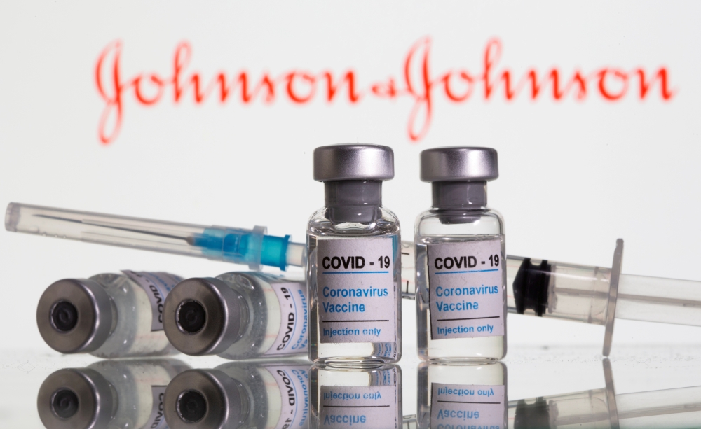 FILE PHOTO: Vials labelled 