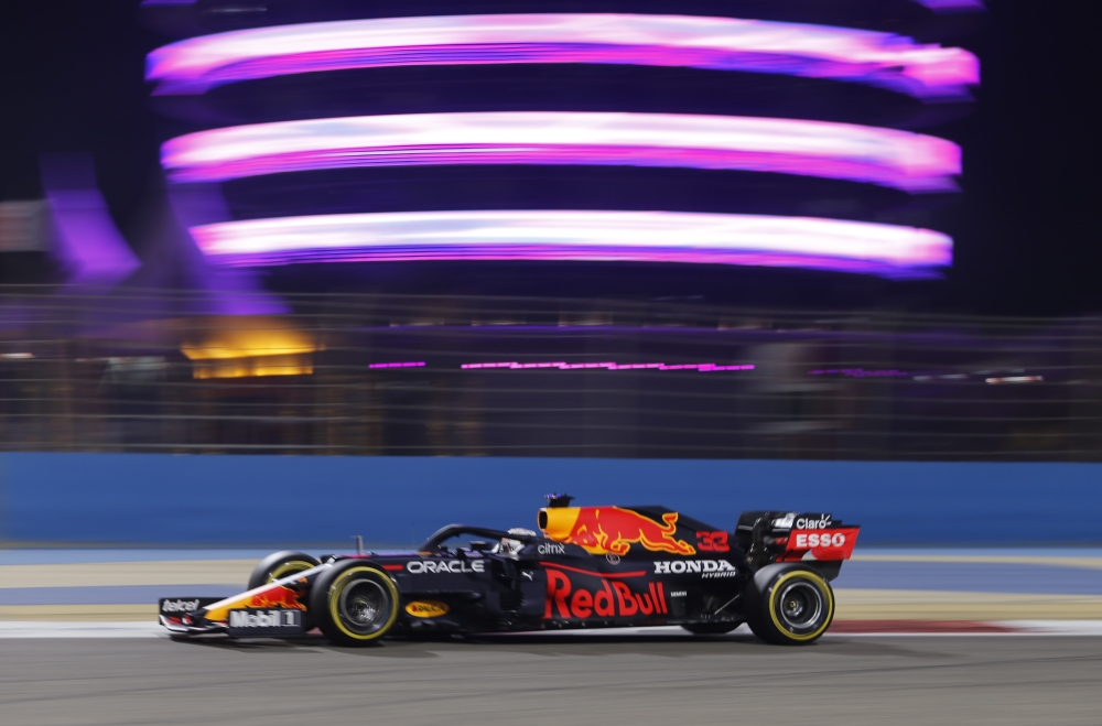 Red Bull's Max Verstappen in action during practice REUTERS/Hamad I Mohammed