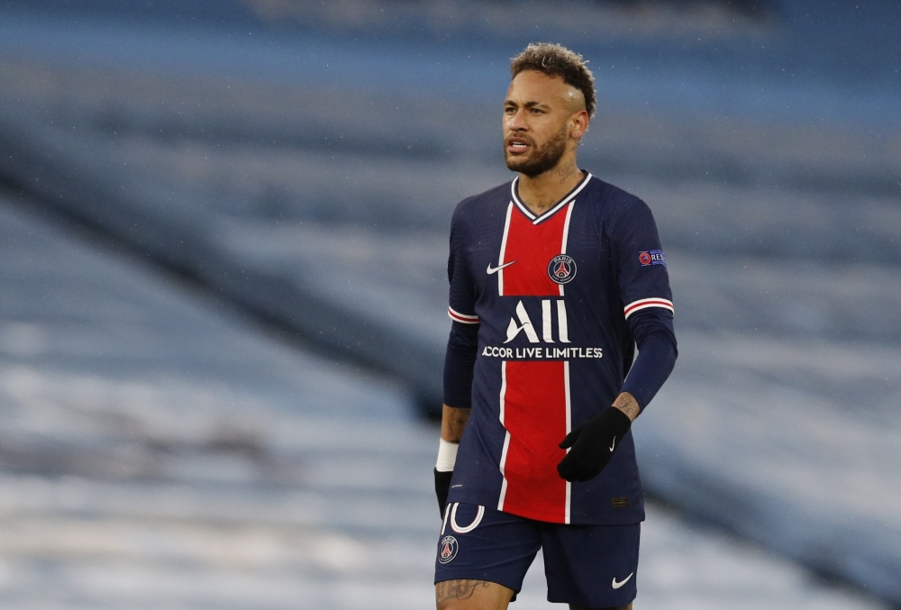 Paris St Germain's Neymar REUTERS/Phil Noble