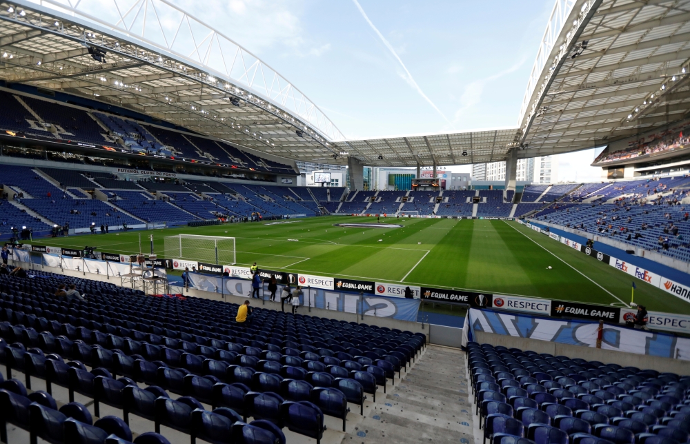 Estadio do Dragao, Porto, Portugal - October 24, 2019 General view inside the stadium before the match REUTERS/Rafael Marchante/File Photo