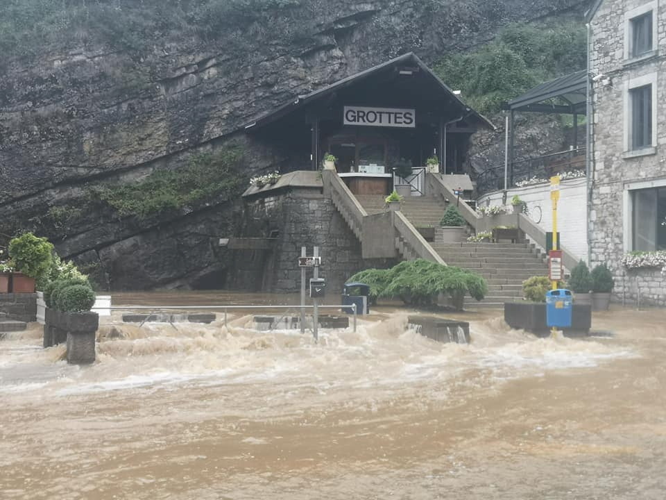 A flooded area is seen in Remouchamps, Liege, Belgium July 15, 2021. Courtesy of Celine Septon / Social Media via REUTERS 