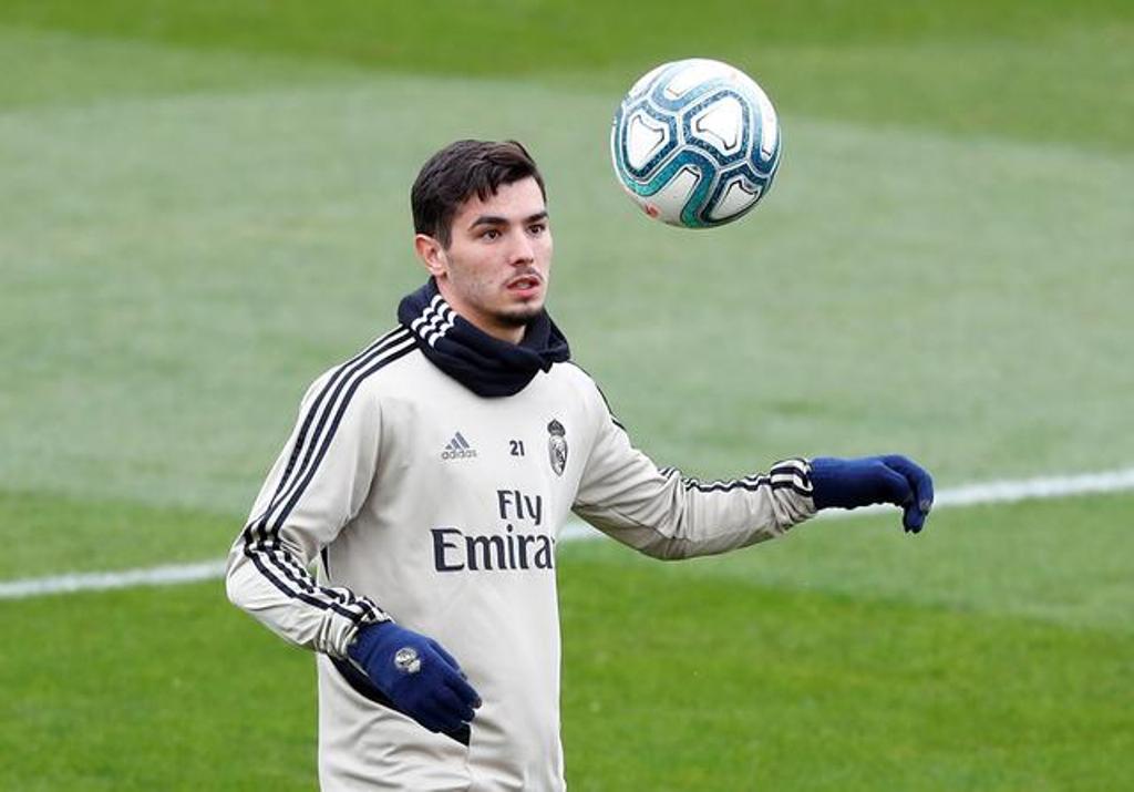 FILE PHOTO: Soccer Football - Real Madrid Training - Ciudad Real Madrid, Madrid, Spain - February 29, 2020 Real Madrid's Brahim Diaz during training REUTERS/Juan Medina
