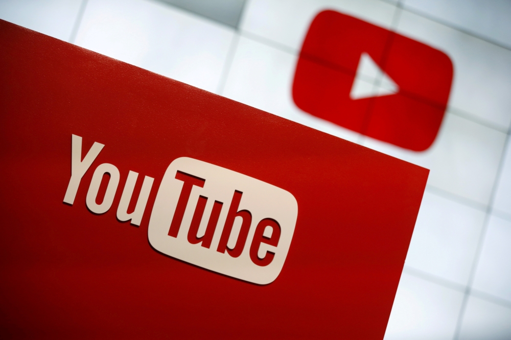 YouTube logo. (REUTERS/File Photo)