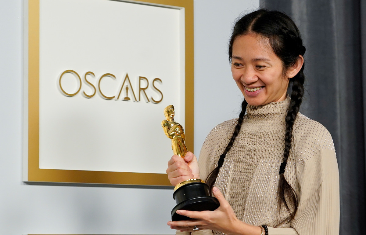 FILE PHOTO: Director/Producer Chloe Zhao, winner of the award for best picture for 