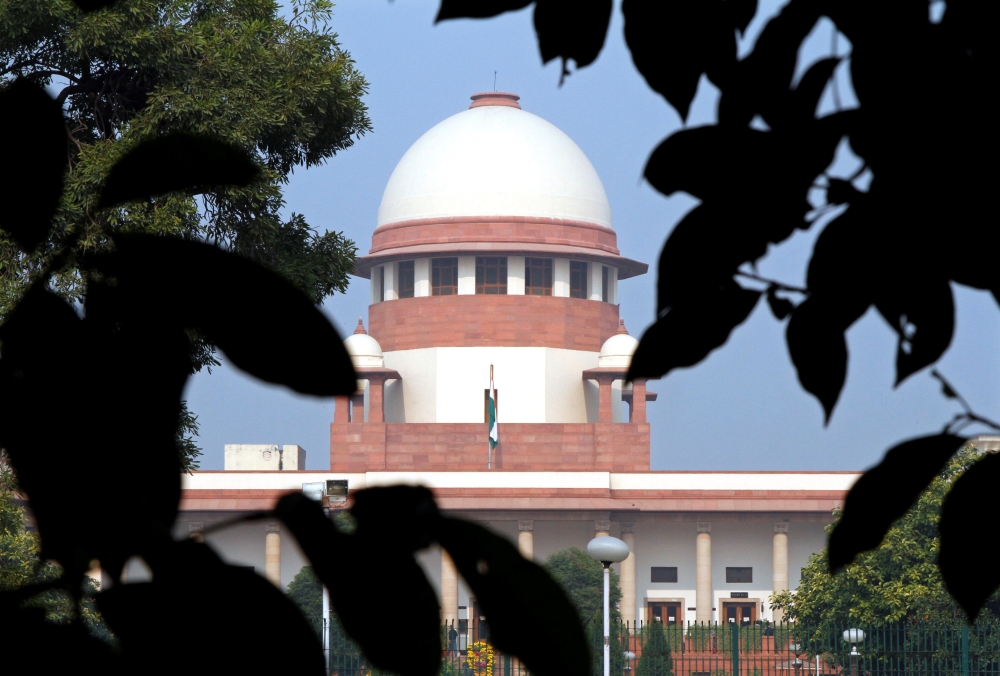 File picture of Indian Supreme Court