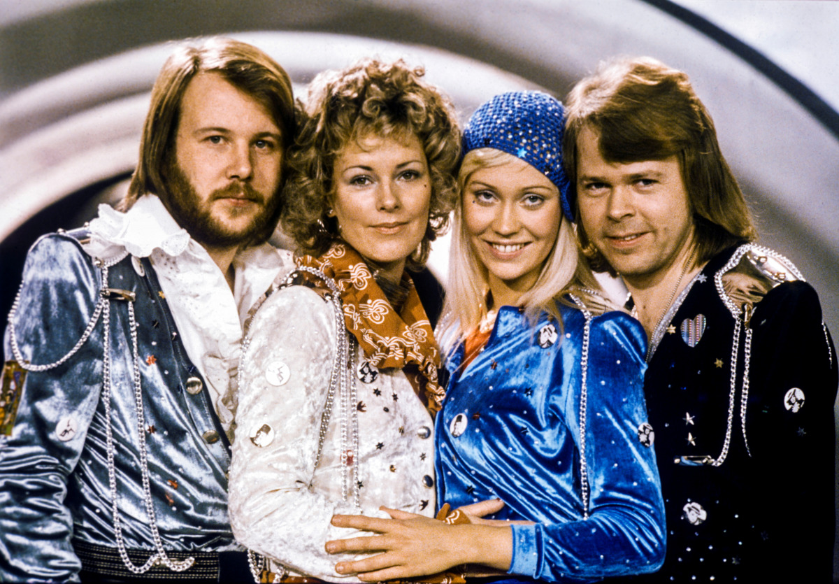 FILE PHOTO: Swedish pop group Abba: Benny Andersson, Anni-Frid Lyngstad, Agnetha Faltskog and Bjorn Ulvaeus pose after winning the Swedish branch of the Eurovision Song Contest with their song 