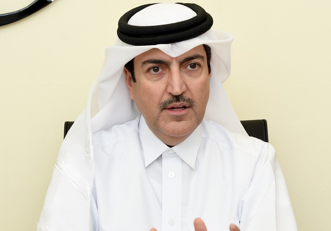 Director of Public Parks Department Eng. Muhammad Ali Al Khouri addressing the press conference yesterday.