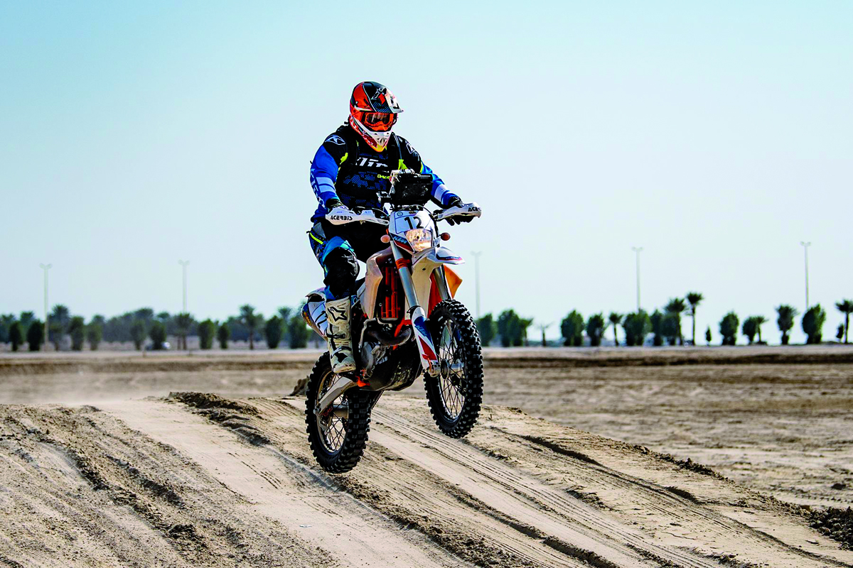 Saudi MX rider Abdulhalem Al Mogheera will  be in action at the Qatar International Baja. 