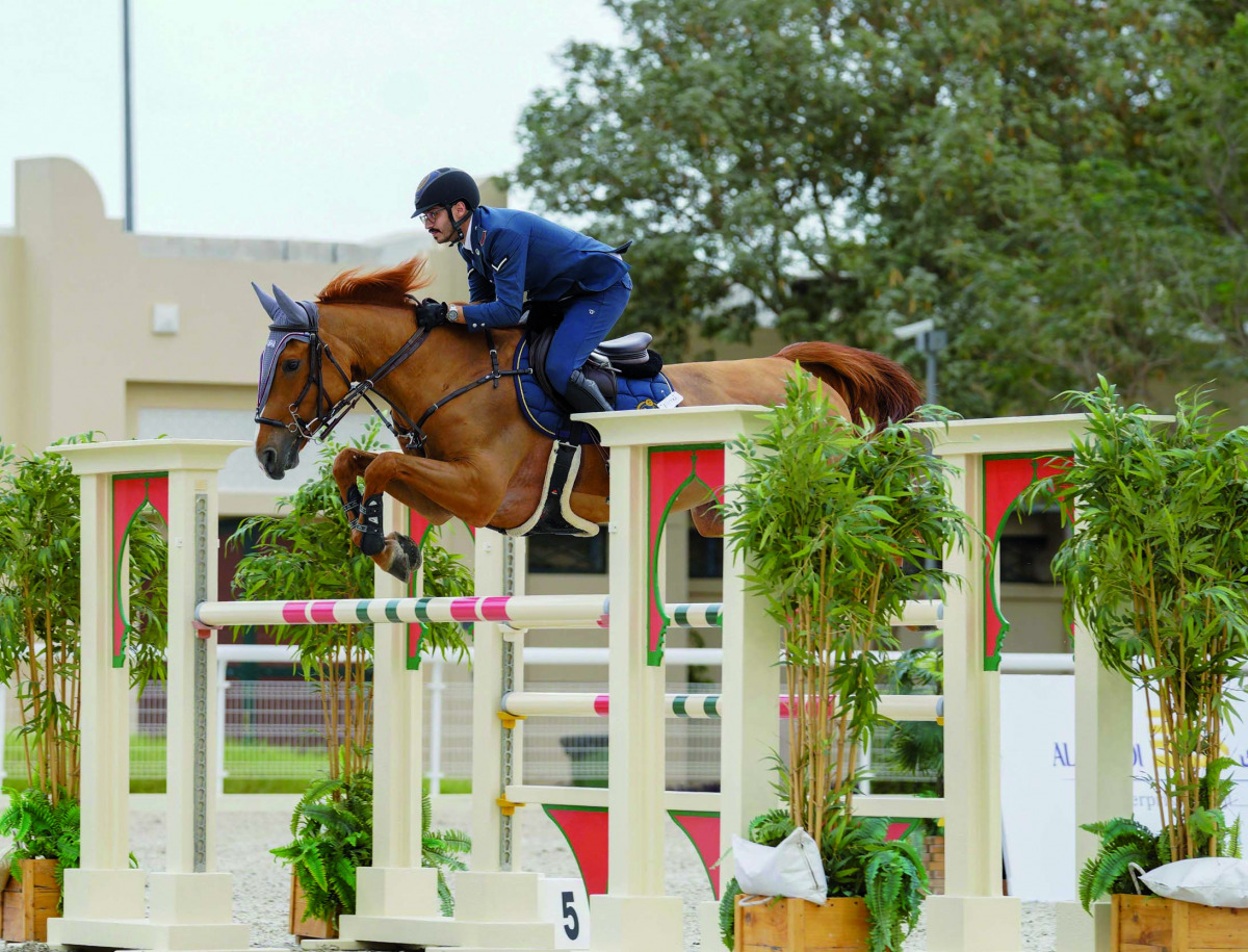 Hamad Nasser Al Qadi in action in this file photo.