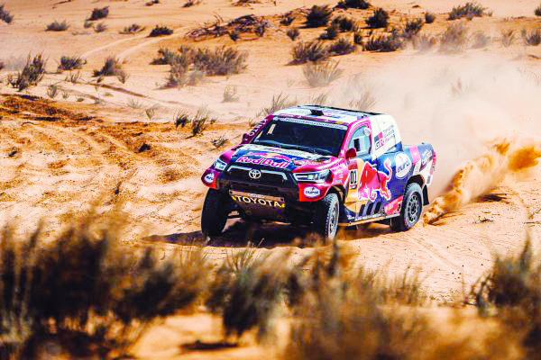 Nasser Al Attiyah is eyeing his sixth victory in Morocco. 