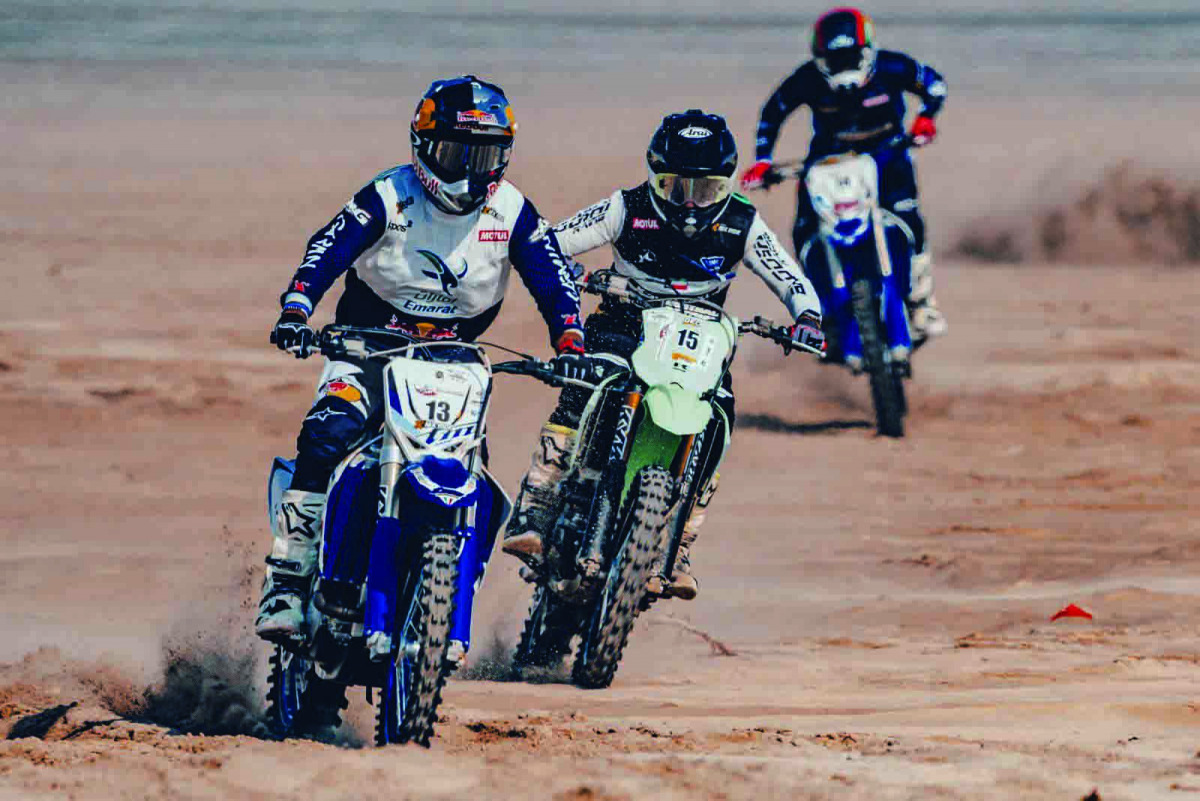 Riders in action during the first round of the Championship.