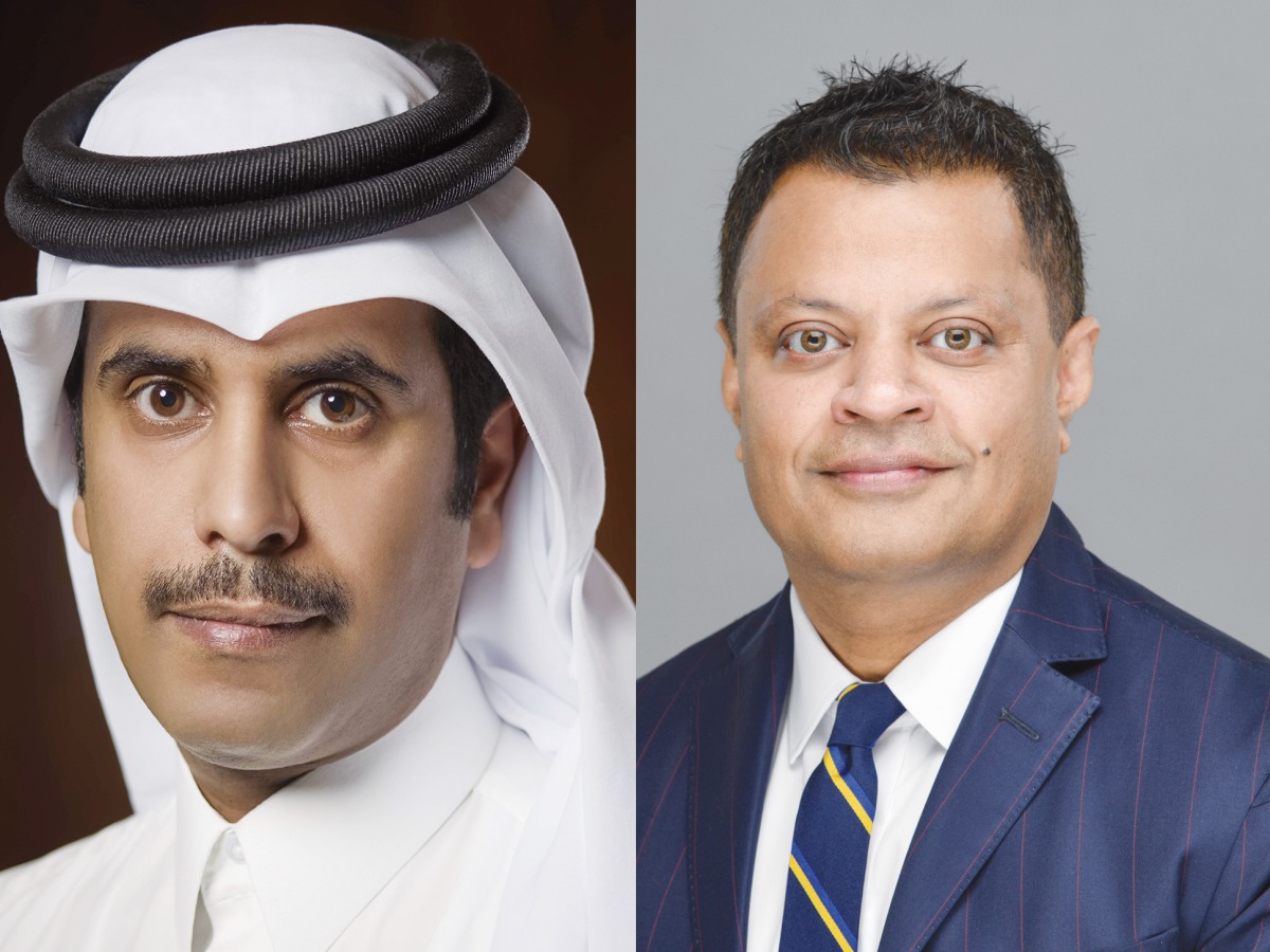 Sheikh Abdullah bin Fahad bin Jassim bin Jabor Al Thani, GWC  Chairman (left) and Ranjeev Menon, GWC Group CEO