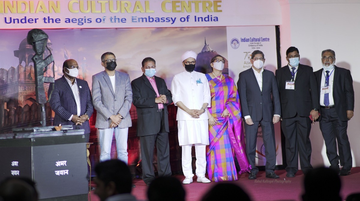 Kuwaq President Muhammad Noushad Aboo with other officials and guests at the event.