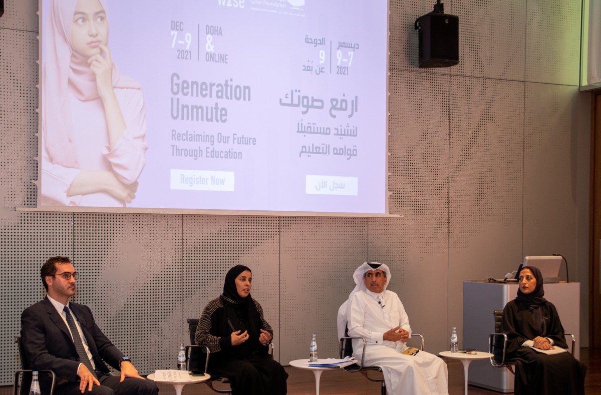 Officials during the press conference held to announce WISE 2021, yesterday.  