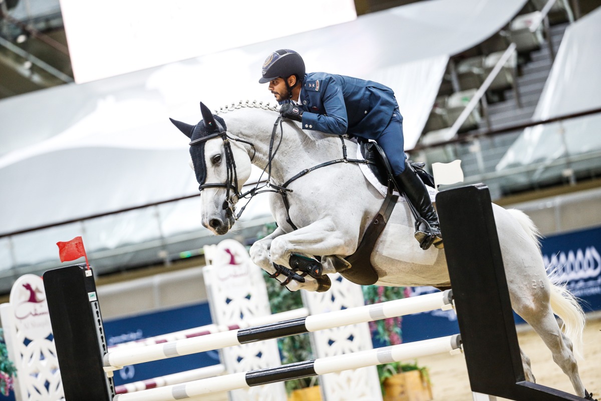 Mohammed Saeed Haidan guides Miss Chili over a fence. 
