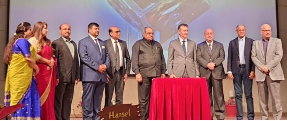 Officials during the agreement signing ceremony.