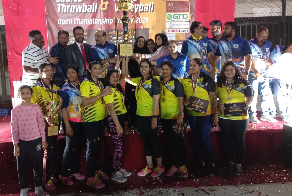 Players at an honouring ceremony of the tournament. 