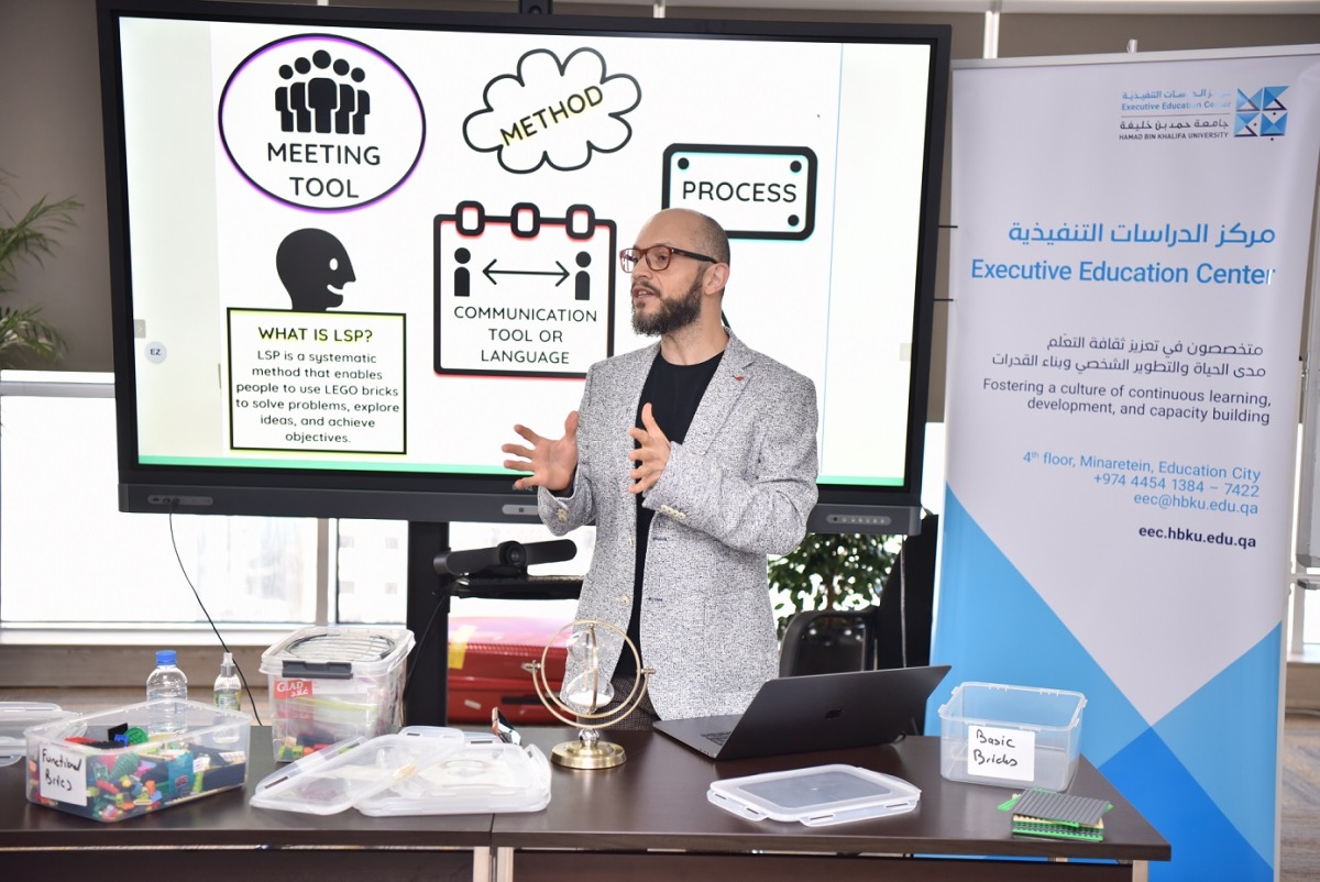 The training session underway at the leadership empowerment programme.