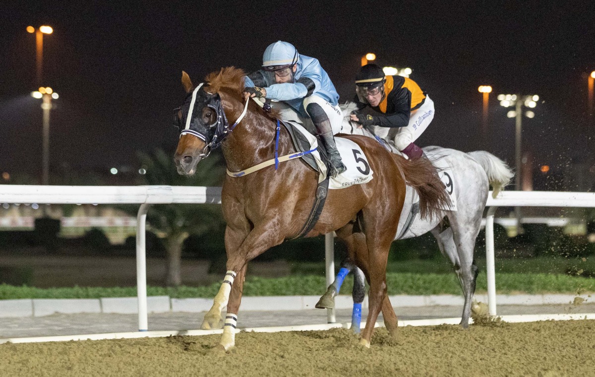 Marco Casamento guides Lekhraib to victory.