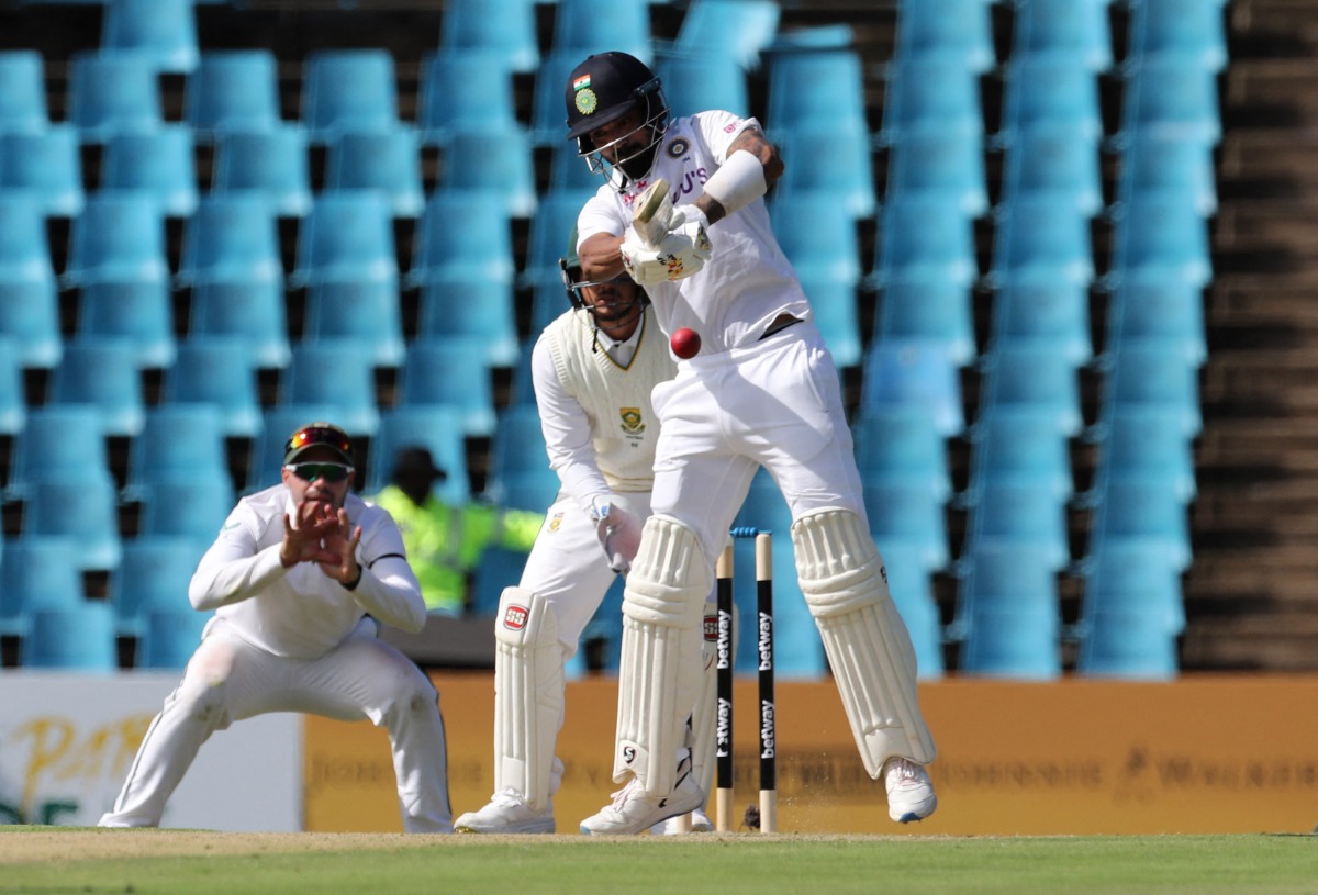 India's KL Rahul in action REUTERS/Sumaya Hisham
