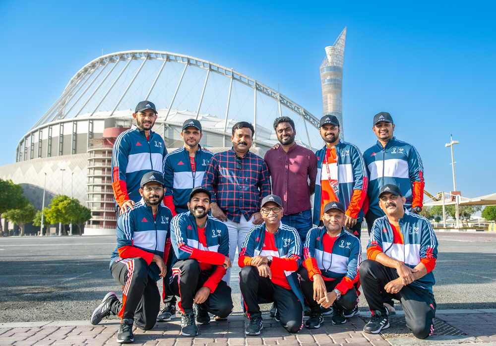 Qatar Alumni Chapter of Government Engineering College, Thrissur, volunteers for the FIFA World Cup Qatar 2022