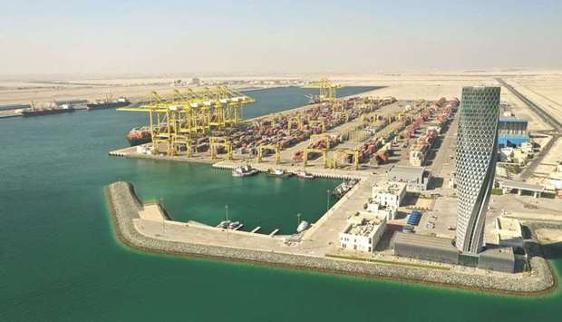 A view of Hamad Port